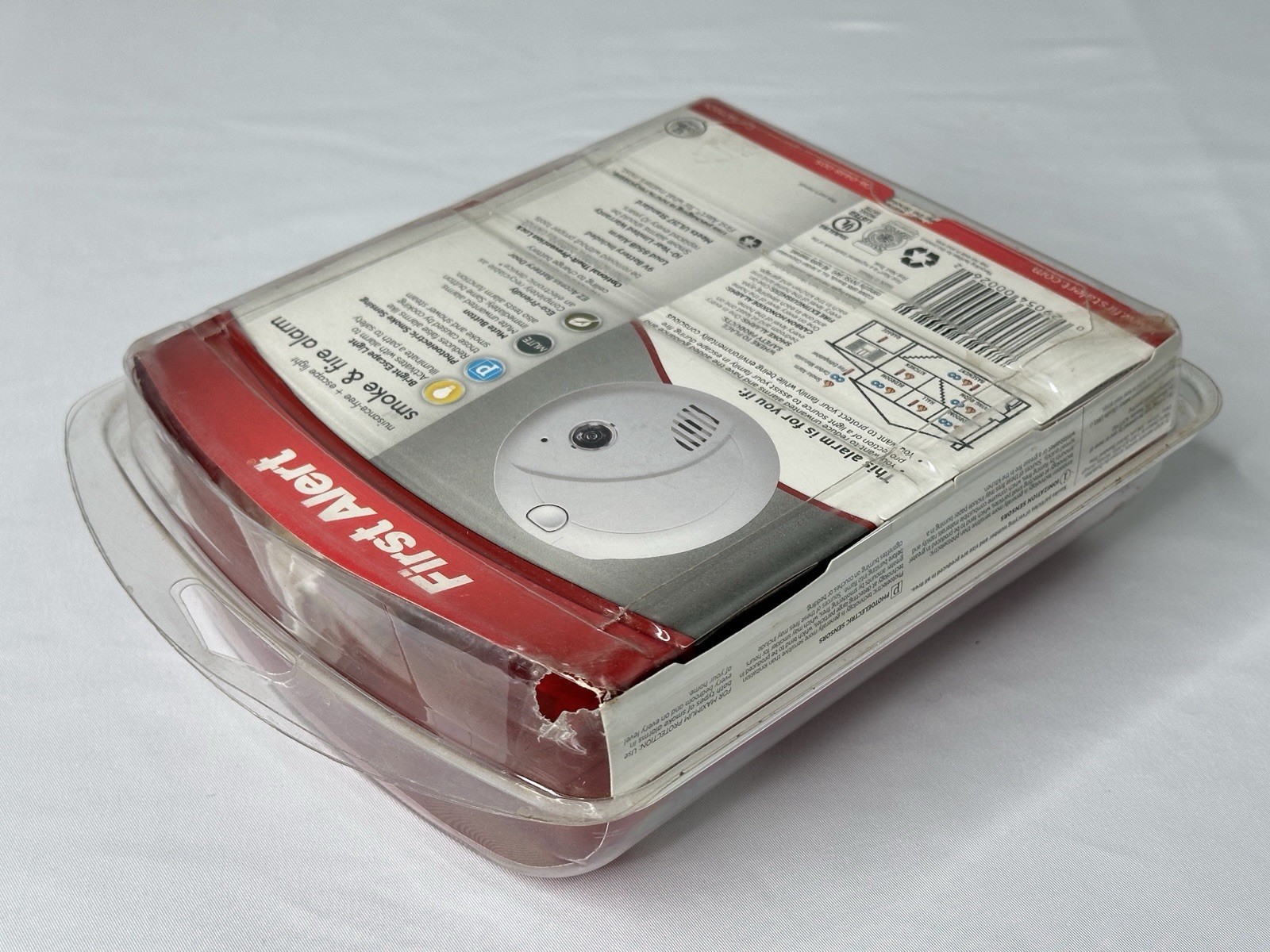 First Alert Fewer False Alarms Smoke & Fire Alarm PR700 Photoelectric Sensor NW gallery