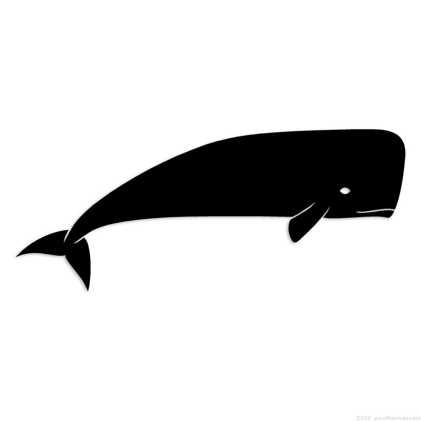 Blue Whale - Decal Sticker - Multiple Colors & Sizes - ebn6625 gallery