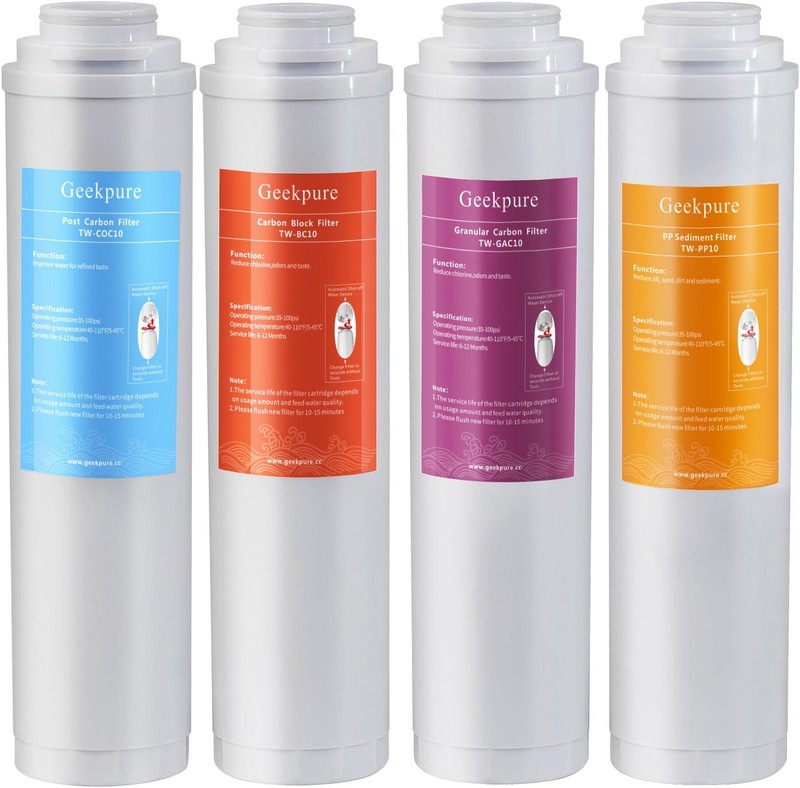 5 Stage Reverse Osmosis RO Water System with Quick Twist Change Filter 75 GPD gallery