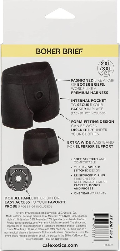 CalExotics Boundless Boxer Brief - S/m - Black gallery