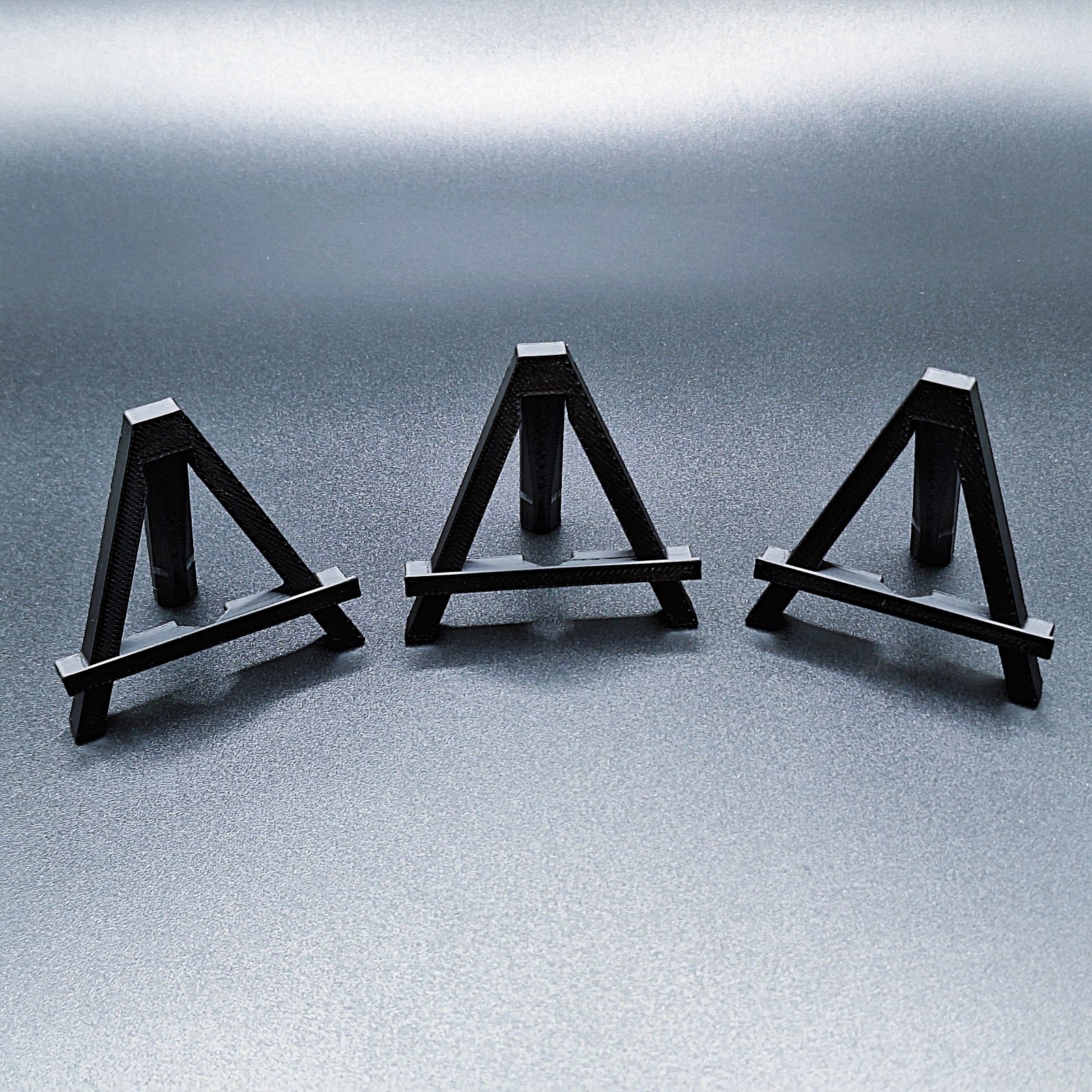 Mini Easel Stand (3) Customizable Trading Card Coin Holder Dollhouse Art Display gallery