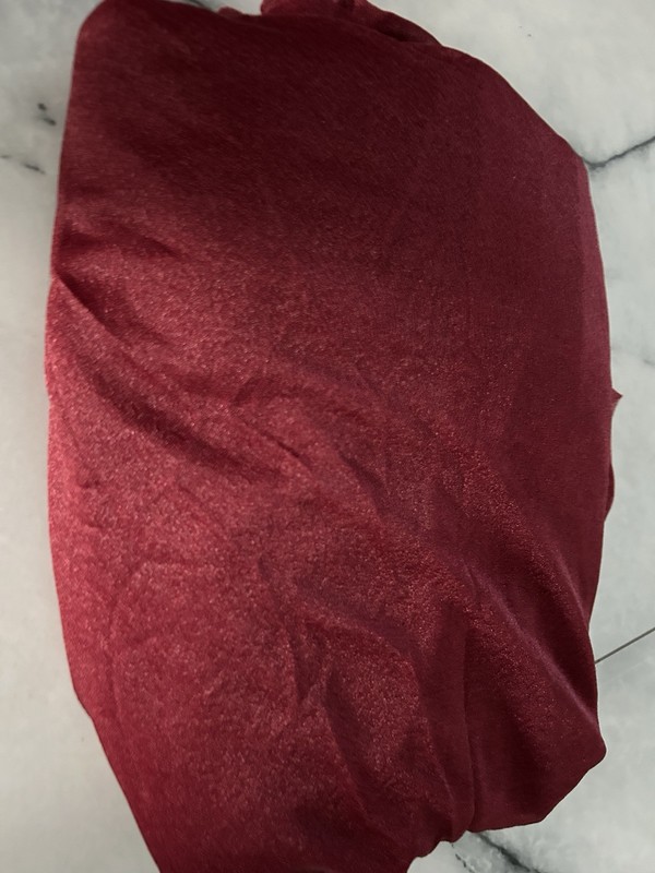 Table Runner Fabric Burgundy Solid Rectangular Lightweight 91-110 in x 16-20 in gallery