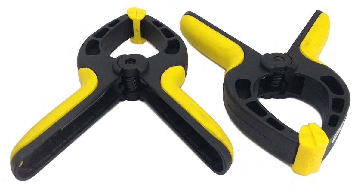 10 Pack 6" Nylon Spring Clamps Heavy Duty 3" Jaw Opening Holds 25lbs Multi-Use gallery