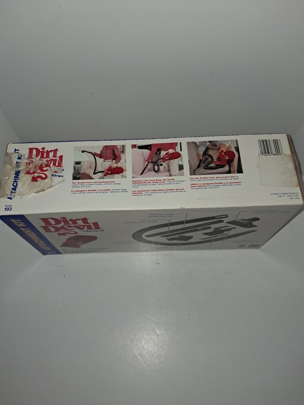 Dirt Devil Model 193 Vacuum 7 Pcs Attachment Kit For Dirt Devil Royal Hand Vacs gallery