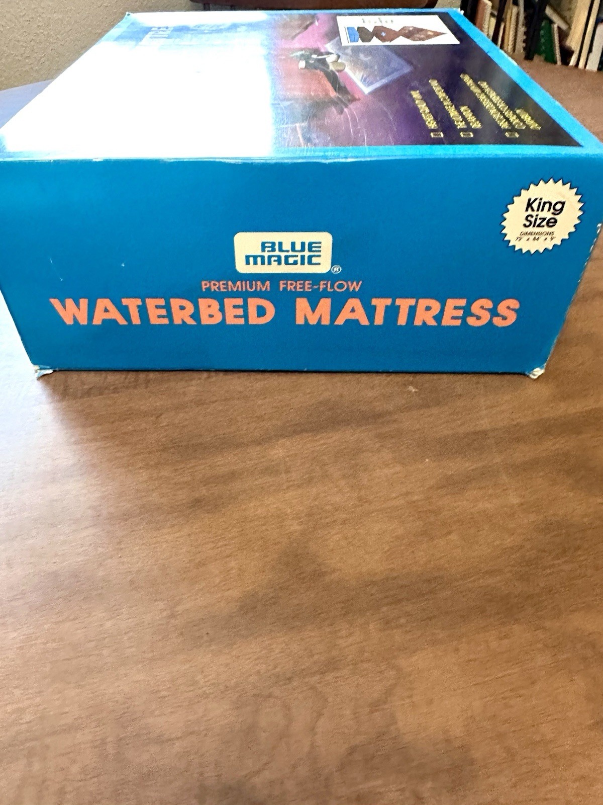 Blue Magic Premium Free Flow Waterbed Mattress King Size 72 X 84 X 9 New Rare gallery