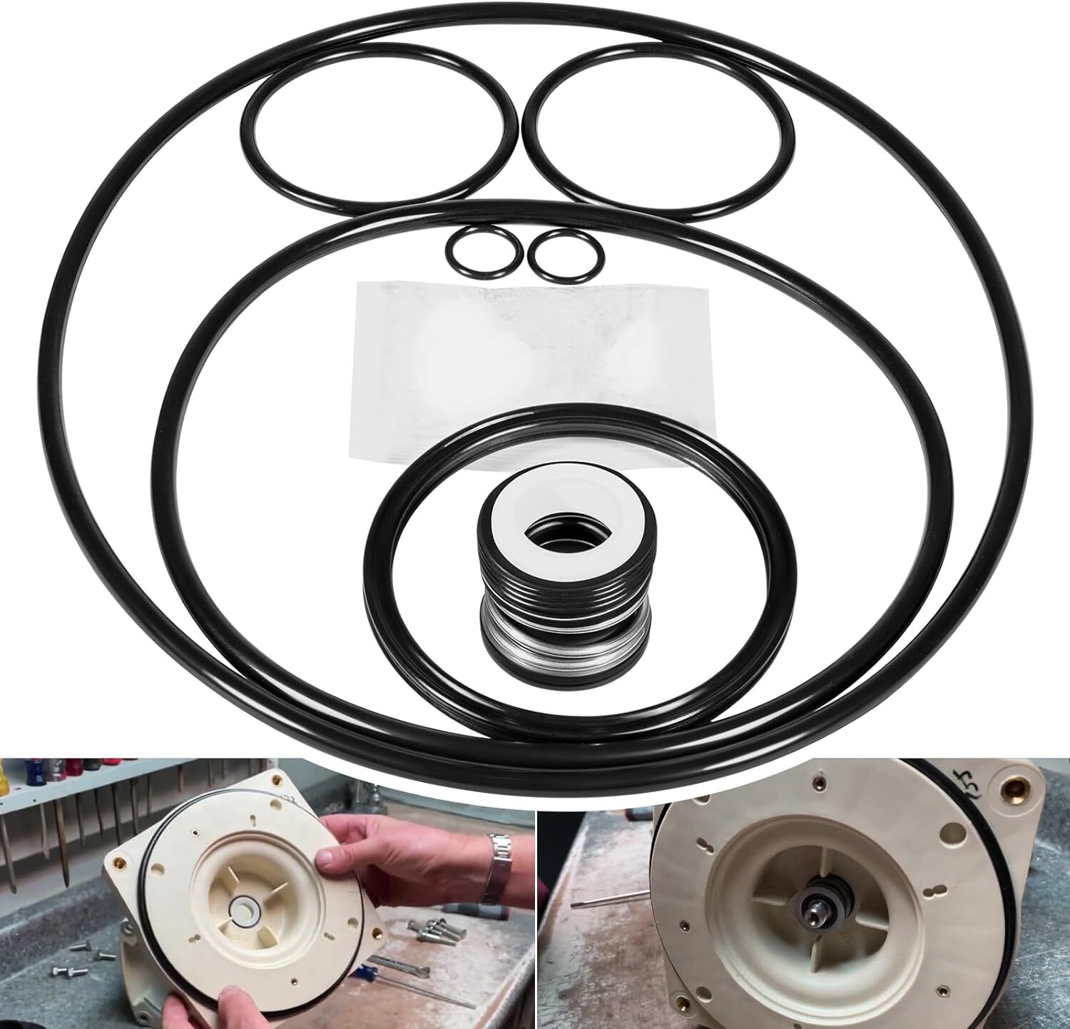 Pool Pump Gasket O-Ring Seal Rebuild Kit for Pentair SuperFlo & SuperMax Kit 78 gallery