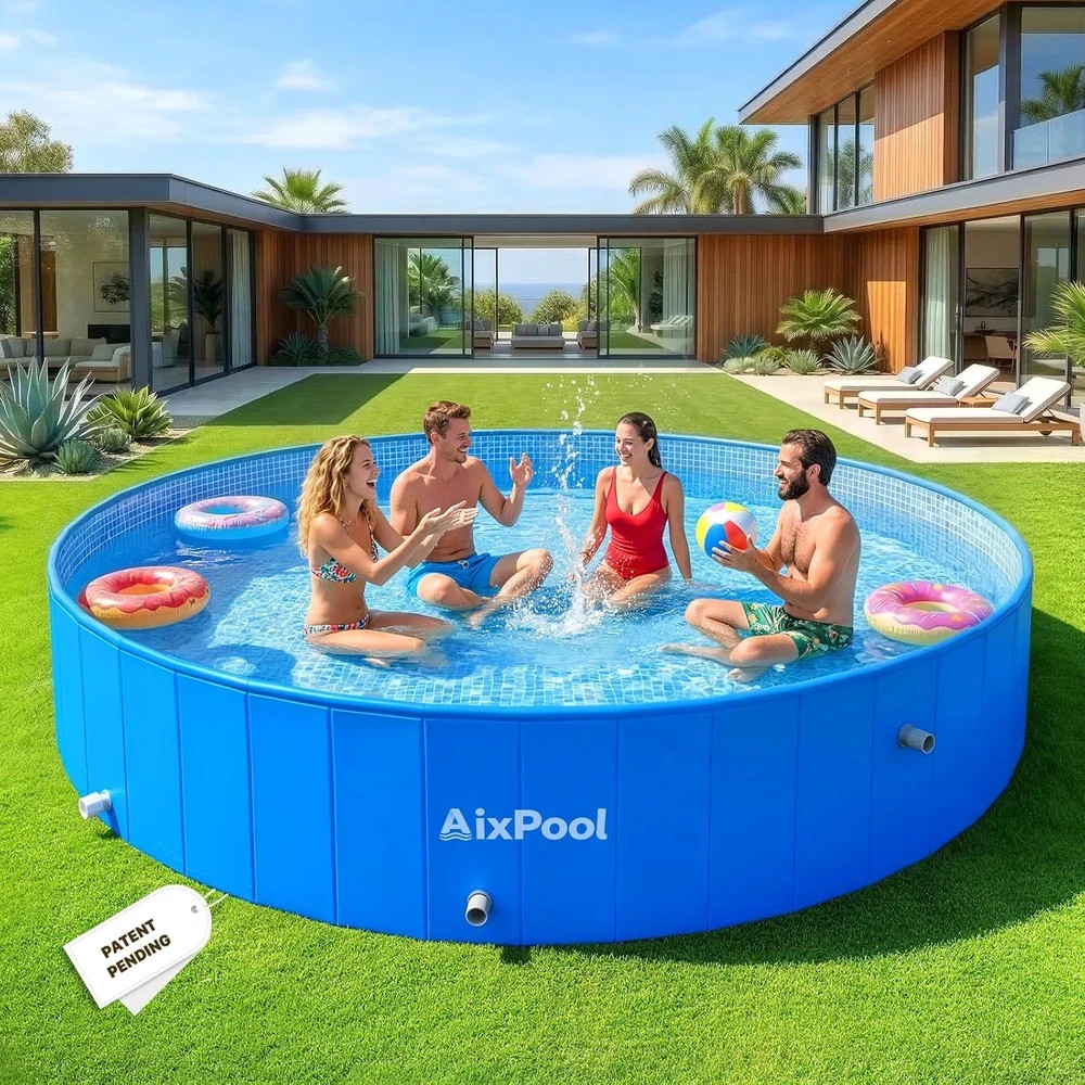 2026 Large Foldable Pool,Non-Inflatable Pool for Adult,Foldable Swimming Pool,Pl gallery