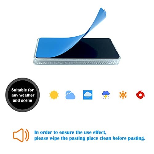 E-Mark CCC 2pcs Rectangle Reflector Self Adhesive Stick on Trailer Clear gallery