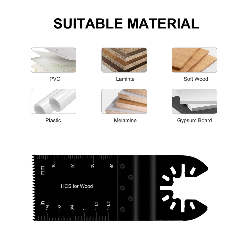 20XUniversal Saw Blades Oscillating Multi Tool Wood Metal Plastic Cut For Makita gallery