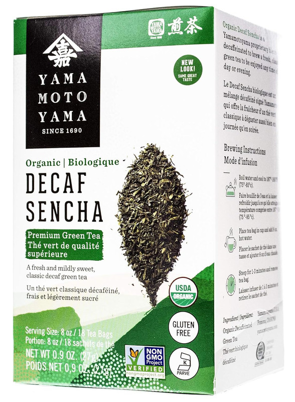 Organic Decaffeinated Sencha Green Tea Bags, 18 Count gallery