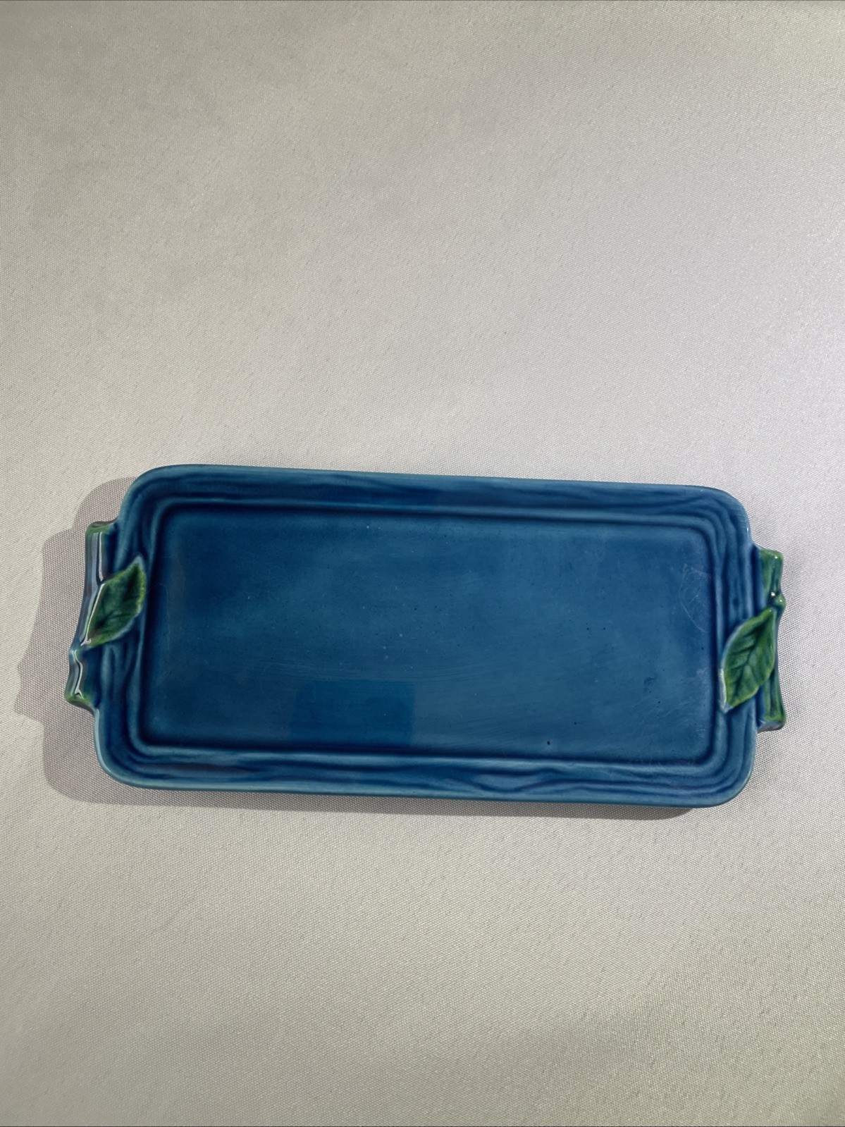 Indigo Blue Butter Dish Inarco Japan E40 gallery