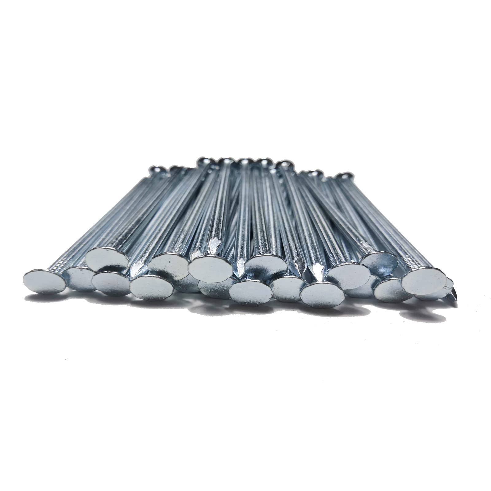 Galvanized Metal Stakes 8 Inch - 50 Pack Landscape Spikes for Garden Use gallery