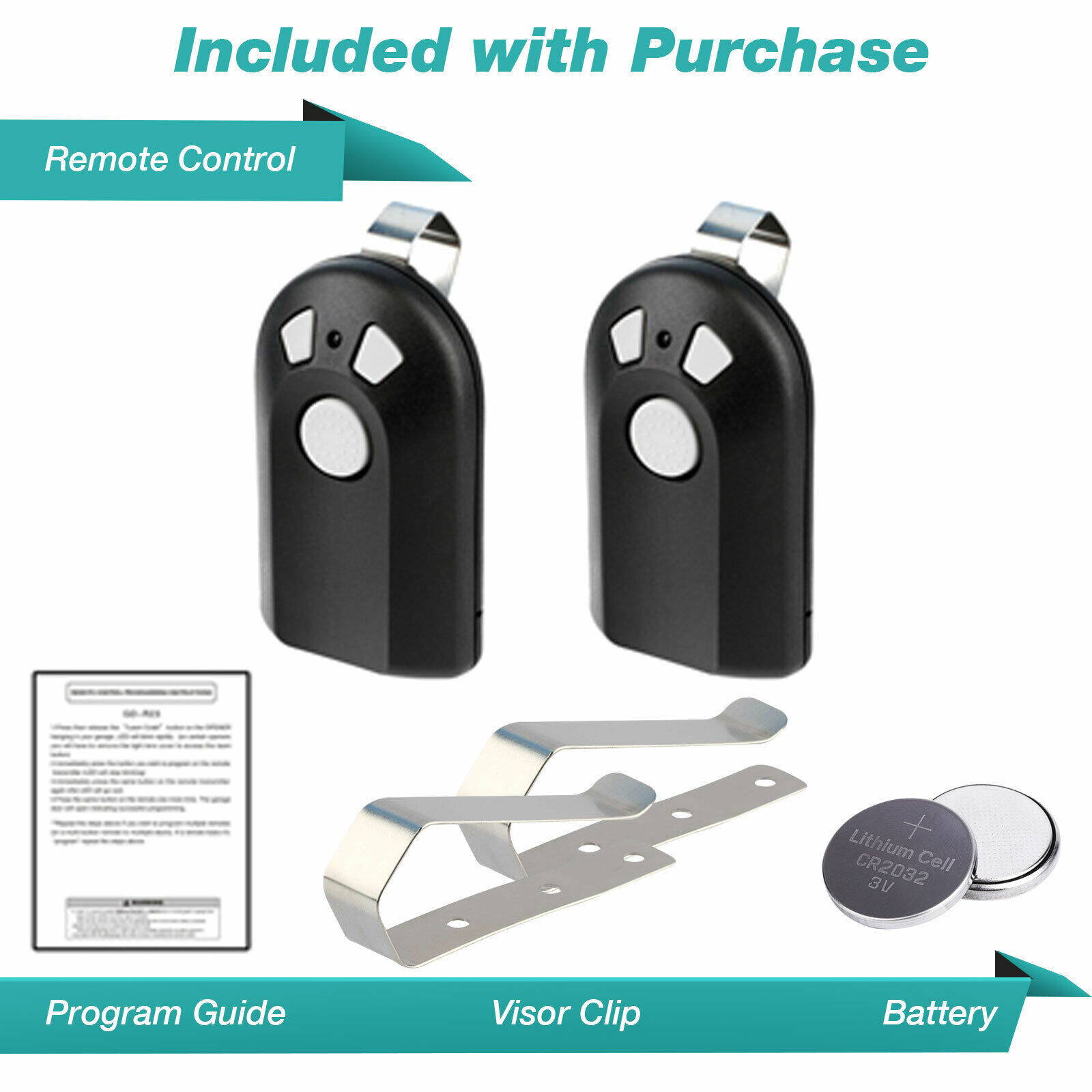 2 For Genie Intellicode ACSCTG Type 3 Garage Door Opener Remote Control GIT-3 gallery