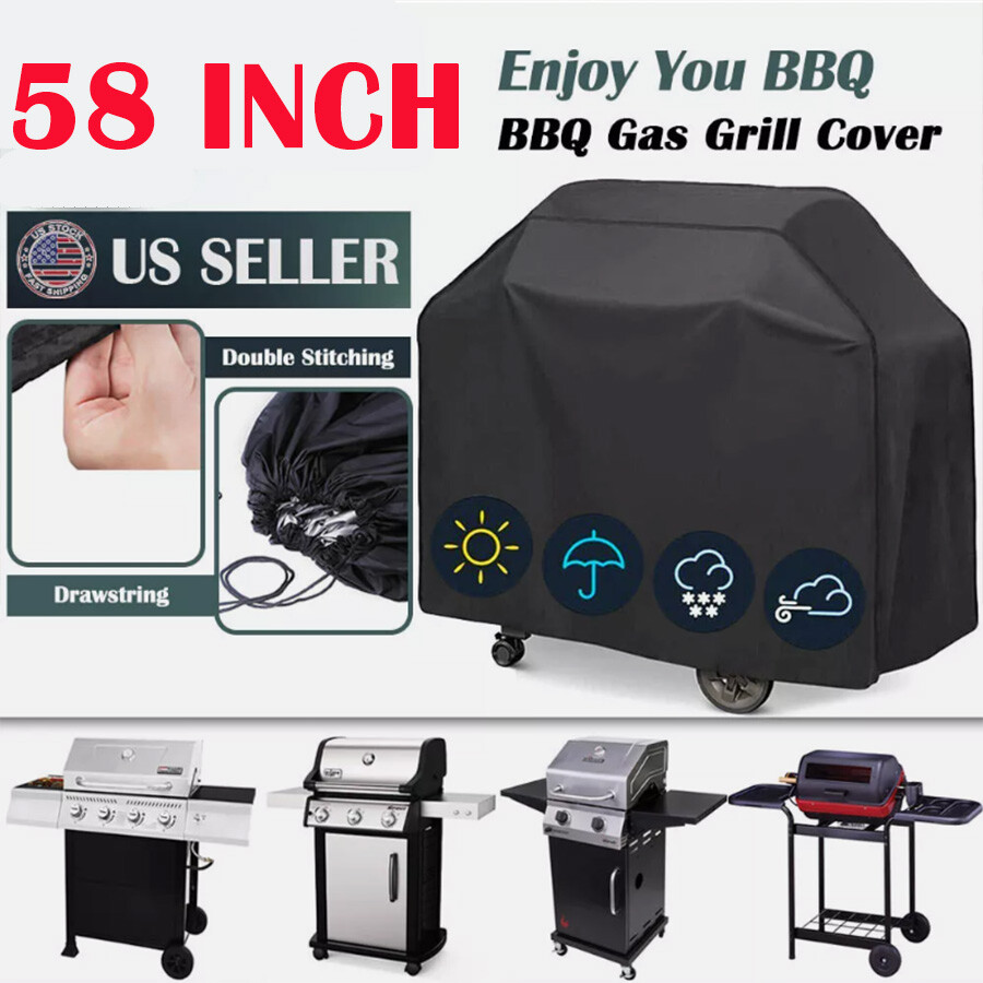 58" Grill Cover Compatible with Genesis & GenesisII 3 Burner For Weber 7130/7134 gallery