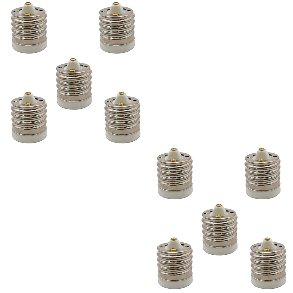 US 5-10 Pack Light Bulb Socket Adapter Mogul Base E39 to Medium E26 Screw Reduce gallery