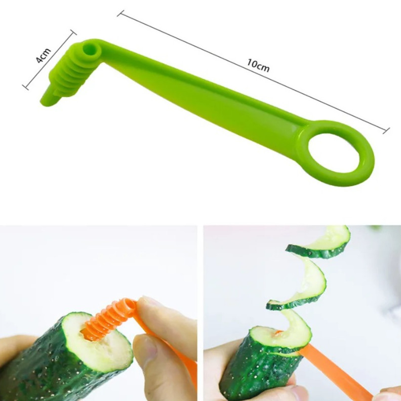 6pcs Spiral Potato Cutter – Creative Twisted Slicer for Potatoes & Vegetables gallery
