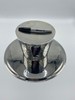 NEW~ATTICUS STAINLESS STEEL CAKE STAND 12 3/4 x 5 1/2-ship free gallery