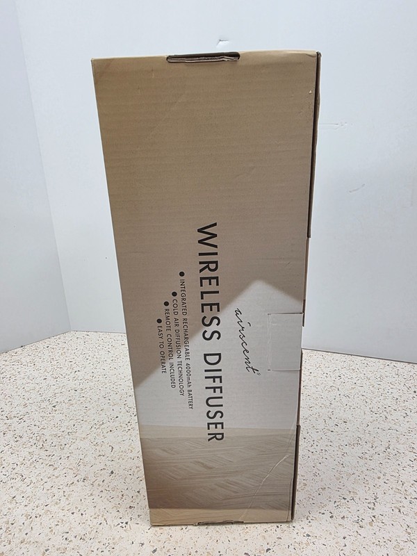 AirScent Wireless Essential Oil Diffuser, Smoky Black -Brand new gallery