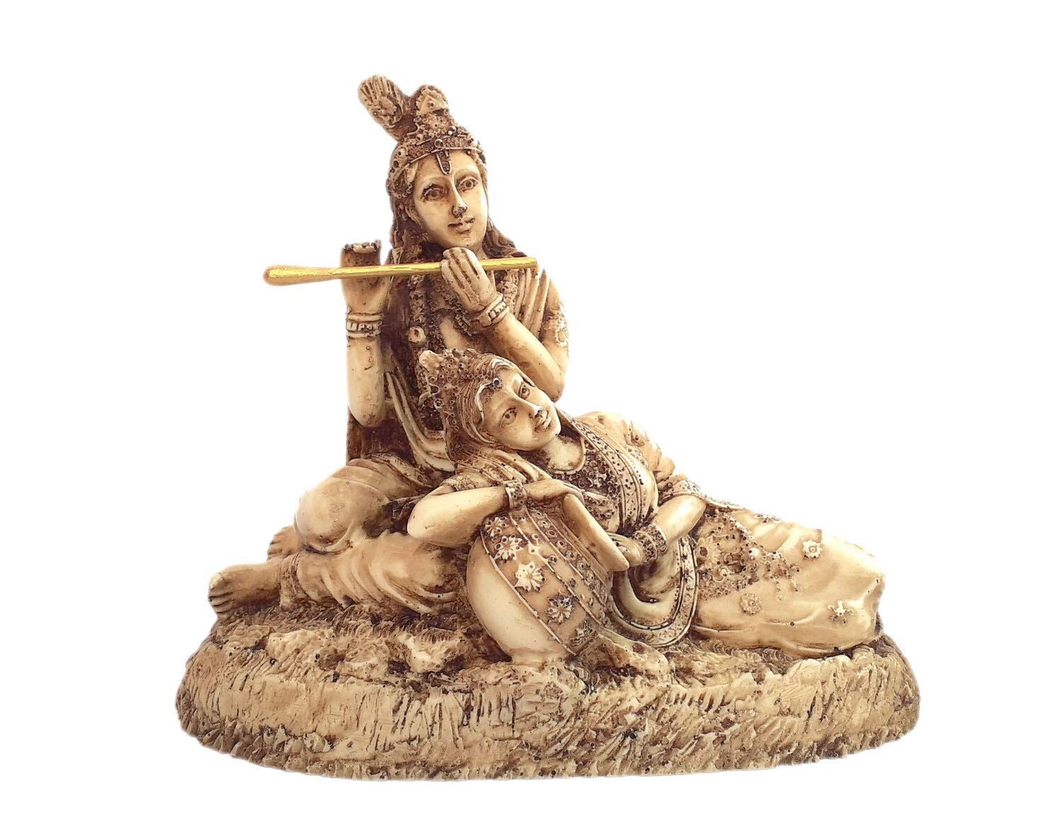 Radha Krishna Resin Idol Statue Showpiece Murti Beautiful Piece to Display gallery