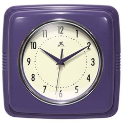 9″ Square Retro Wall Clock