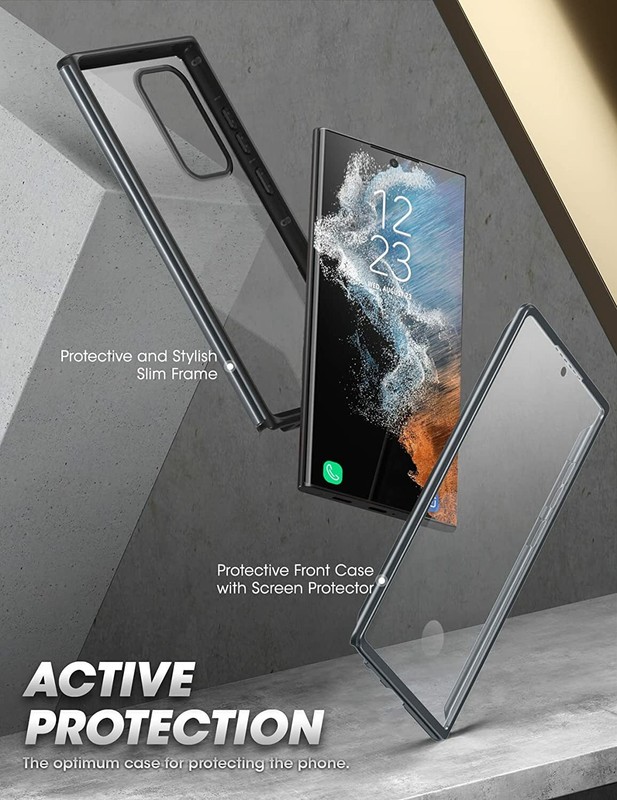 SUPCASE EdgePro Frame Case Built-in Screen Cover For Samsung Galaxy S22 Ultra 5G gallery
