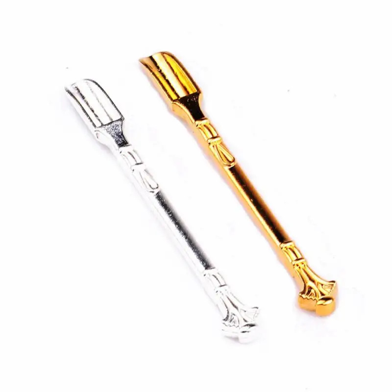 2 Piece Mini Metal Spoon Powder Scoop Mini Shovel Gold Or Silver Color gallery