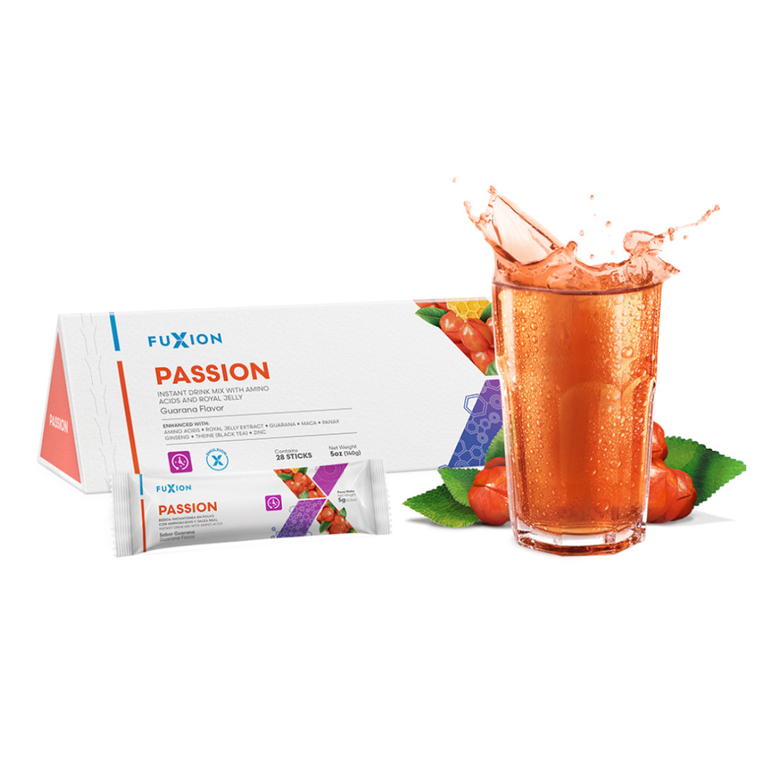 FUXION- PASSION Pleasant invigorating guarana flavor-28 Sticks-FREE SHIPPING gallery