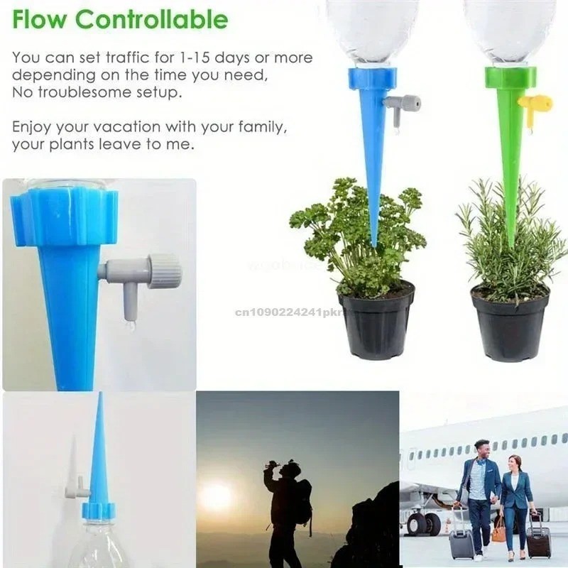 12PCS Mixed Automatic Drip Irrigation Plant Self Watering Kit Garden Device gallery