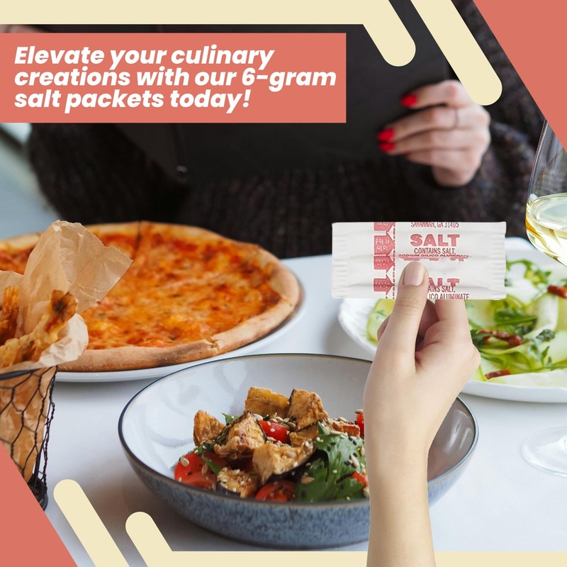 Perfect Stix Iodized Salt Packets - .6 Grams - 1000 Packets (Packaging may vary. gallery