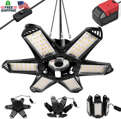 LIVOWALNY LED Work Light Compatible with Milwaukee 18V Battery, 68W 6800LM LED G
