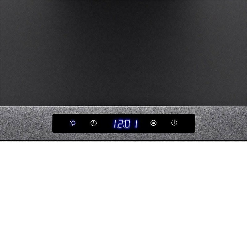 Wall Mount Range Hood 30 inch Kitchen Black Stainless Steel 3-Speed Touch Panel gallery