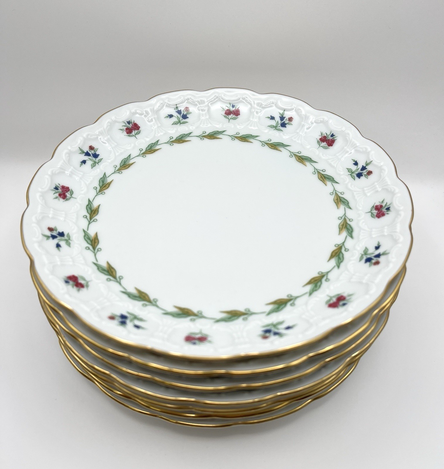 FRANCONIA-KRAUTHEIM & ADELBURG Germany “Musette” Bread /Desert Plates Set Of 7 gallery