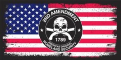 2ND AMENDMENT HOMELAND SECURITY 1789 USA PATRIOTIC Vinyl Decal Bumper Sticker
