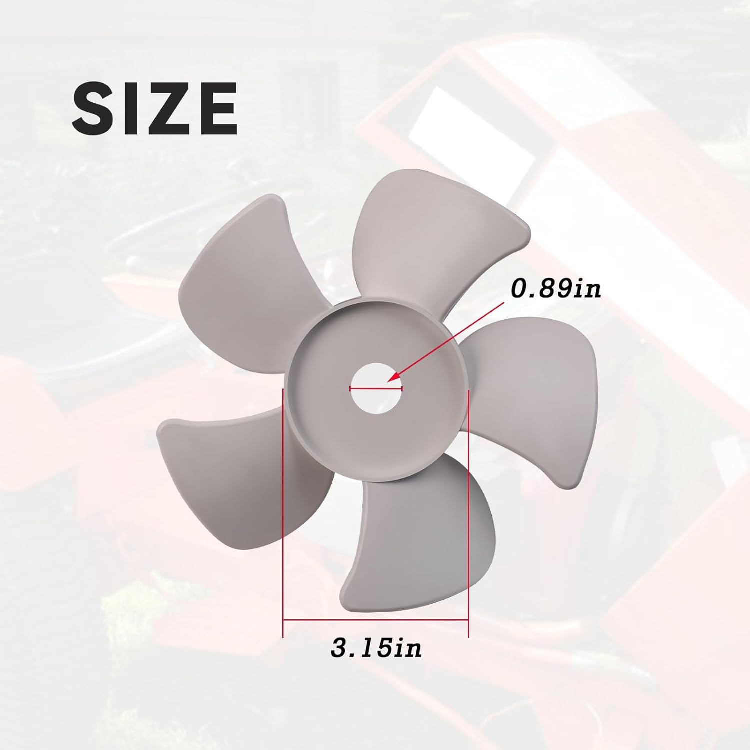 C16616 Engine Cooling Fan For Case Garden Tractor 220 222 444 446 448 C14494 gallery
