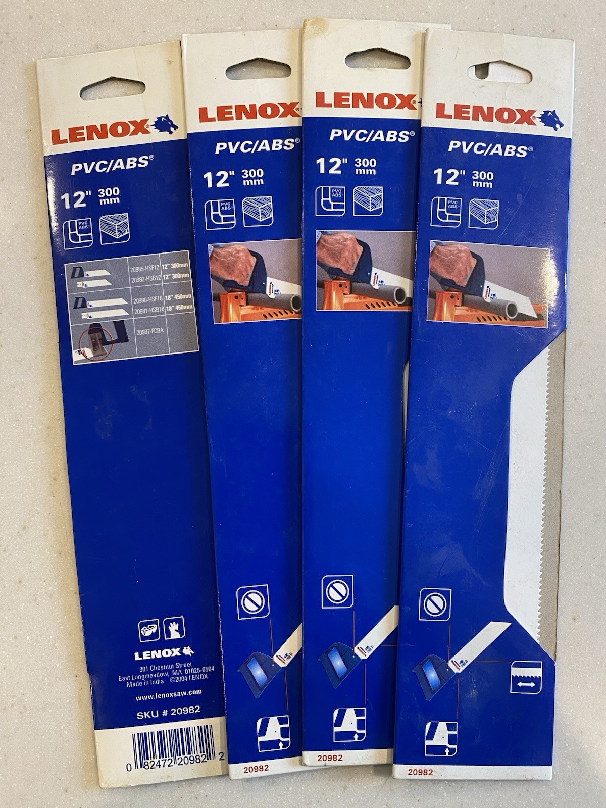 (4) Lenox PVC/ABS 12" 300MM Replacement Blades gallery