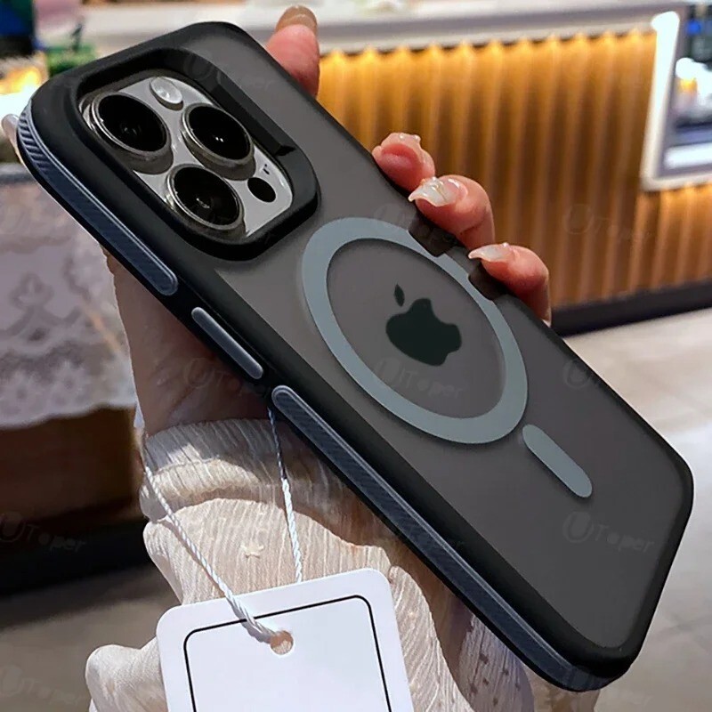 Magnetic Phone Case For iPhone 17 16 15 14 13 12 Pro Max Plus Bumper Hard Cover gallery