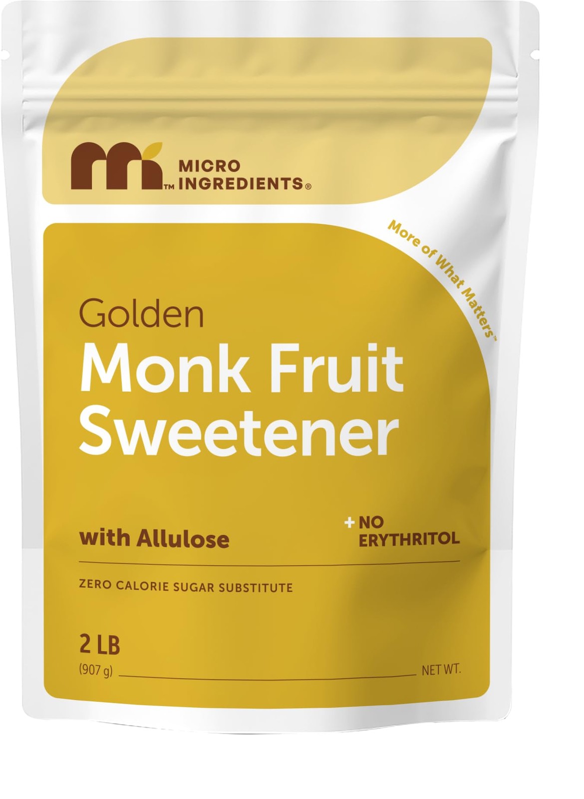 Micro Ingredients Golden Monk Fruit Sweetener 32 Ounce (Pack of 1), gallery