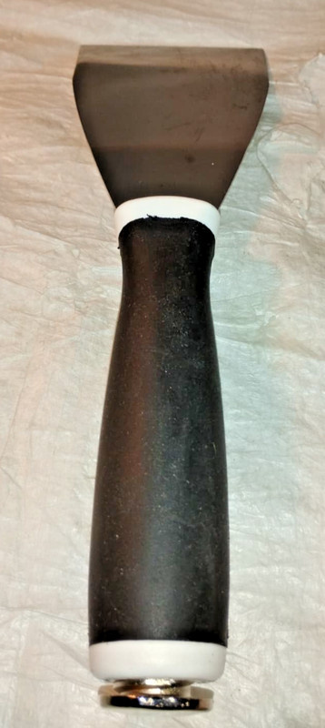 Amazon Basics Soft Grip Bent Scraper 3" with Pole Socket & Hammer End for Paint gallery