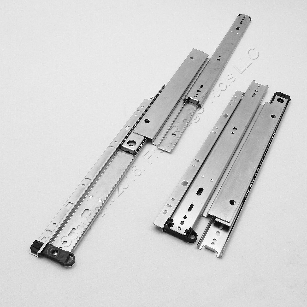 Glide Rite 16" Side Mount Heavy Duty Full 150-lb Extension Drawer Slides 1-pair gallery