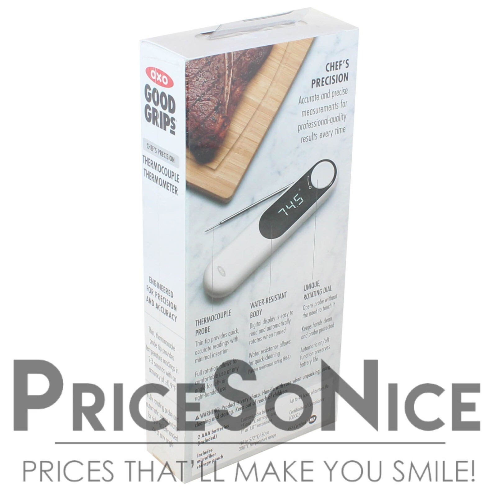 OXO Good Grips Chef's Precision Thermocouple Thermometer, New MSRP $105 gallery
