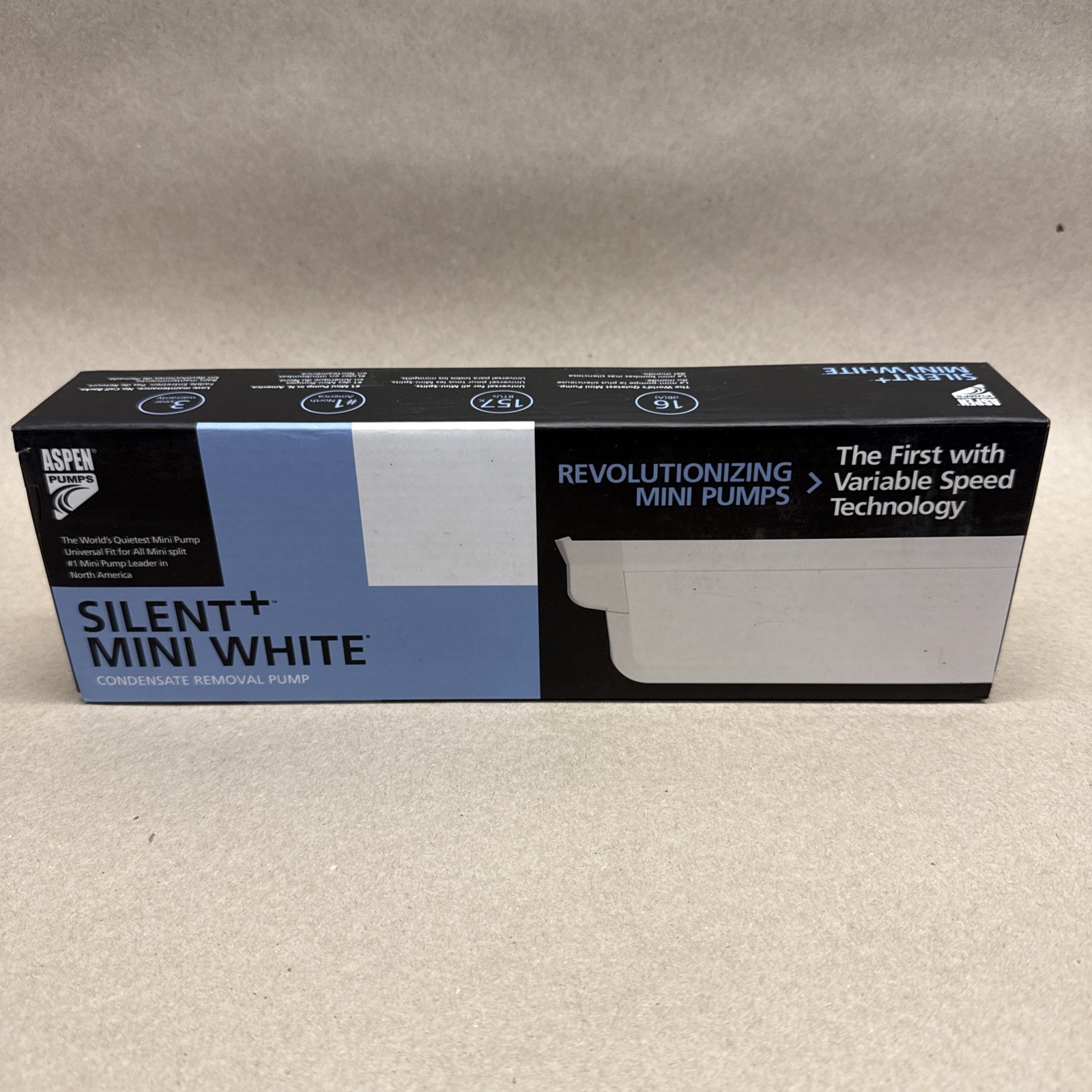 Aspen Pumps Silent + Mini White Condensate Removal Pump (New Model) gallery